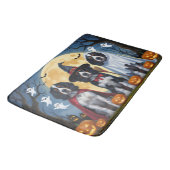 Tapis De Bain Chiens de Setter anglais Citrouille Halloween Funn