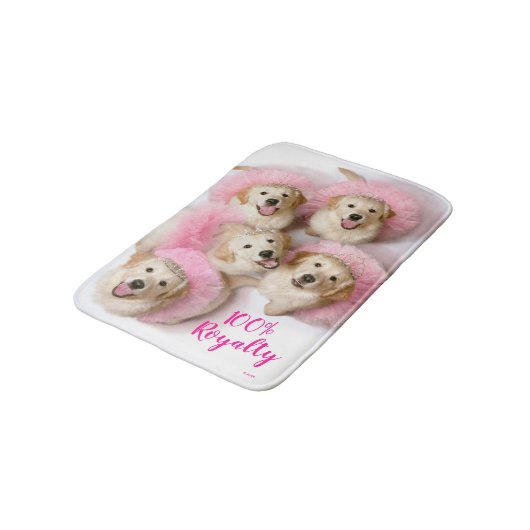 Tapis De Bain Chiens de Tiaras (Angle)