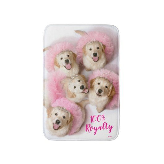 Tapis De Bain Chiens de Tiaras (Devant (Vertical))