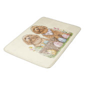 Tapis De Bain Chiens Goldendoodle de Pâques (Angle)
