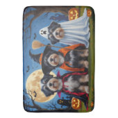 Tapis De Bain Chiens Havanais Citrouille Halloween drôle (devant Vertical)
