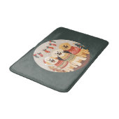 Tapis De Bain Chiens Labrador Retriever de Noël (Angle)
