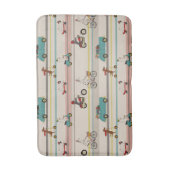 Tapis De Bain Chiens se déplaçant dans les véhicules Motif (Devant (Vertical))