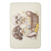 Tapis De Bain Chiens Shih Tzu de Pâques (devant Vertical)
