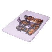 Tapis De Bain Chiens sorciers Halloween Dachshund (Angle)