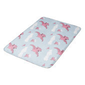 Tapis De Bain Chiens volants (Angle)