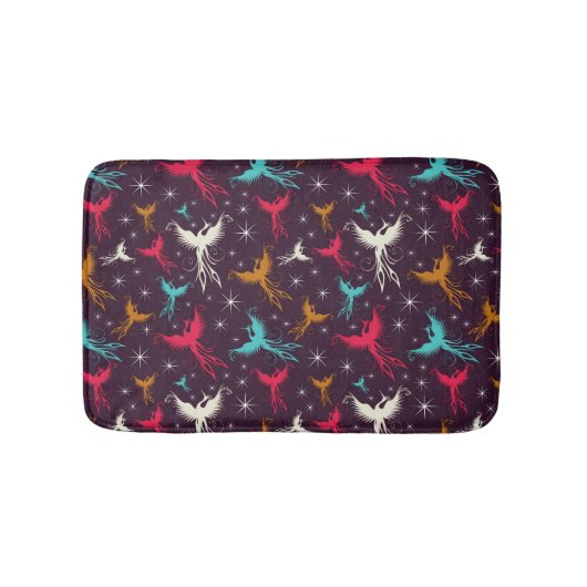 Tapis De Bain Chiffre motif d'oiseaux de Phoenix (Devant)
