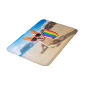 Tapis De Bain Chihuahua Dog à la plage (Angle)