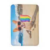 Tapis De Bain Chihuahua Dog à la plage (Devant (Vertical))