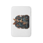 Tapis De Bain Chihuahua Vélo Chien Chien Cyclisme (Devant (Vertical))