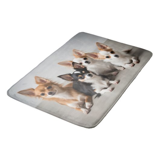 Tapis De Bain Chihuahuas (Angle)