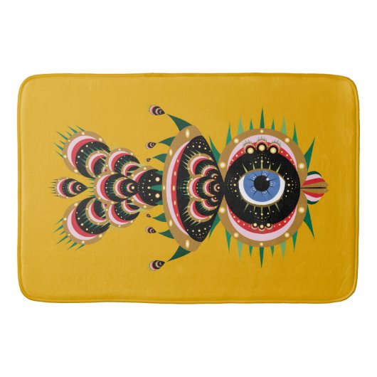 Tapis De Bain Chimera - Poisson Oiseau Bain Mat (Devant)