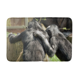 TAPIS DE BAIN CHIMPANZÉS