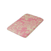 Tapis De Bain Chinoiserie rose moderne Mat de bain (Angle)