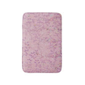 Tapis De Bain Chinoiserie rose moderne Mat de bain (Devant (Vertical))