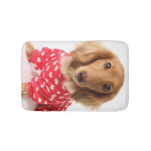 Tapis De Bain Chiot de teckel utilisant l'équipement de (Devant)