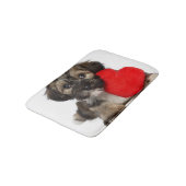 Tapis De Bain Chiot de Valentine Havanese d'amant (Angle)