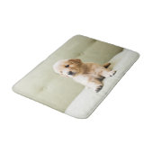 Tapis De Bain Chiot d'or sur un canapé (Angle)