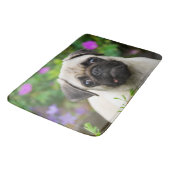 Tapis De Bain Chiot mignon de carlin de faon (Angle)