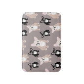 Tapis De Bain Chiots mignons de bouledogue français (Devant (Vertical))
