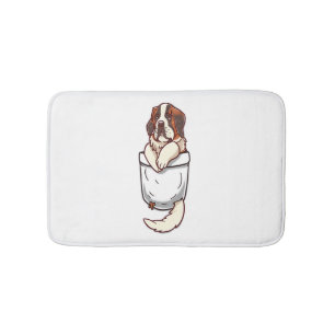 Tapis De Bain Chiots Saint-Bernard de poche