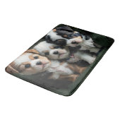 Tapis De Bain Chiots super mignons sur le canapé 2 (Angle)