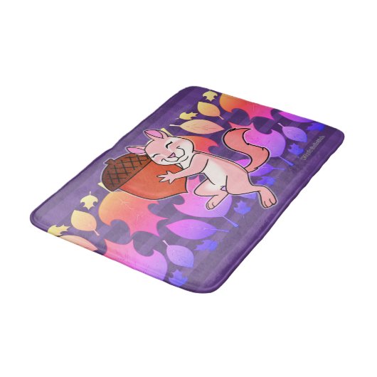Tapis De Bain Chipmunk joyeux - (Angle)