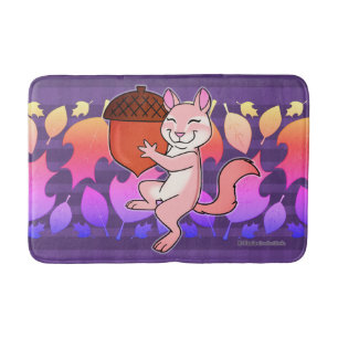 Tapis De Bain Chipmunk joyeux -