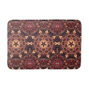 Tapis De Bain Choc Chip Earthy Tribal Batik