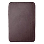 Tapis De Bain Chocolat Brown couleur solide (devant Vertical)