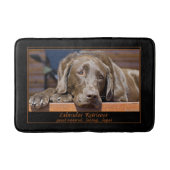 Tapis De Bain Chocolat doux Labrador Retriever Photographie (Devant)