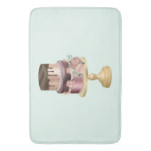 Tapis De Bain Chocolat Drives et Rose Gold Luxury Cake (devant Vertical)