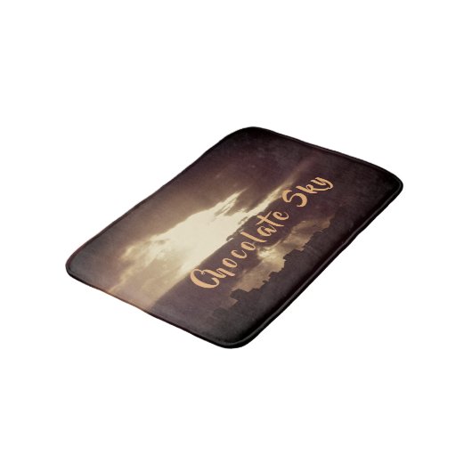 Tapis De Bain Chocolat foncé Plymouth Sky Sunset Bain Mat (Angle)