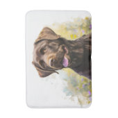 Tapis De Bain Chocolat Labrador (Devant (Vertical))
