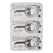 Tapis De Bain Chonky rayé japonais Tabby Chat (devant Vertical)