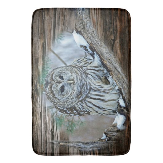 Tapis De Bain Chouette (devant Vertical)