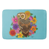 Tapis De Bain Chouette à fleurs (Devant)