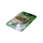 Tapis De Bain Chouette barrée en vol (Angle)