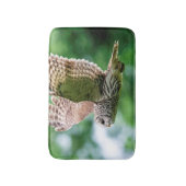 Tapis De Bain Chouette barrée en vol (Devant (Vertical))