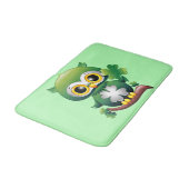 Tapis De Bain Chouette bébé mignonne St Patrick dessin animé (Angle)