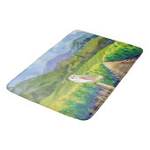 Tapis De Bain Chouette dans un vignoble (Angle)