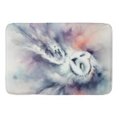 Tapis De Bain Chouette enchaînée en aquarelle (Devant)