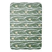 Tapis De Bain Chouette lunaire et Motif de bouleau (devant Vertical)