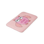 Tapis de bain Chouette Message Amour Mignon (Angle)