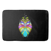 Tapis De Bain Chouette Oracle noire et multicouleur (Devant)