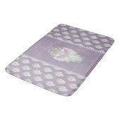 Tapis De Bain Chouette Oracle Pastel Purple (Angle)