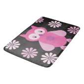 Tapis De Bain chouette rose mignonne (Angle)