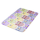Tapis De Bain Chouettes mignonnes, Chouette Motif, Chouettes pou (Angle)