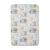 Tapis De Bain Chouettes nattes Motifs (Devant (Vertical))