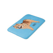 Tapis De Bain Chow Chow dog cartoon (Angle)